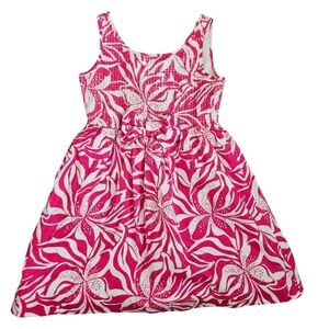 Lilly‎ Pulitzer Girl Sz 7 Little Linney Dress Pink Orchid Sneak Peek w Sparkles!